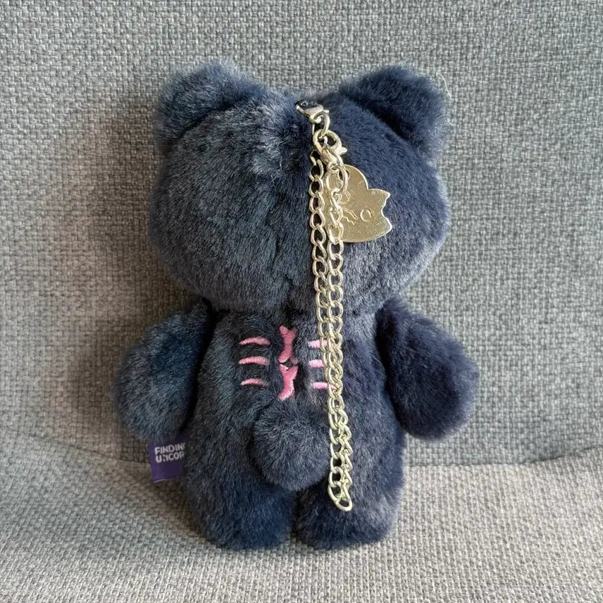 [BUNJANG] Finding Unicorn Shinwoo Skull Bear Keyring / (정품)신우 해골 곰돌이 키링 파인딩유니콘