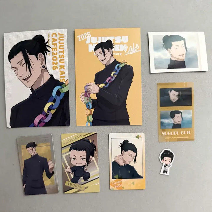 [BUNJANG] Jujutsu Kaisen Suguru Geto Cafe Postcard Special Edition Card Bundle Set / 주술회전 게토 스구루 카페 엽서 특전 카드 일괄