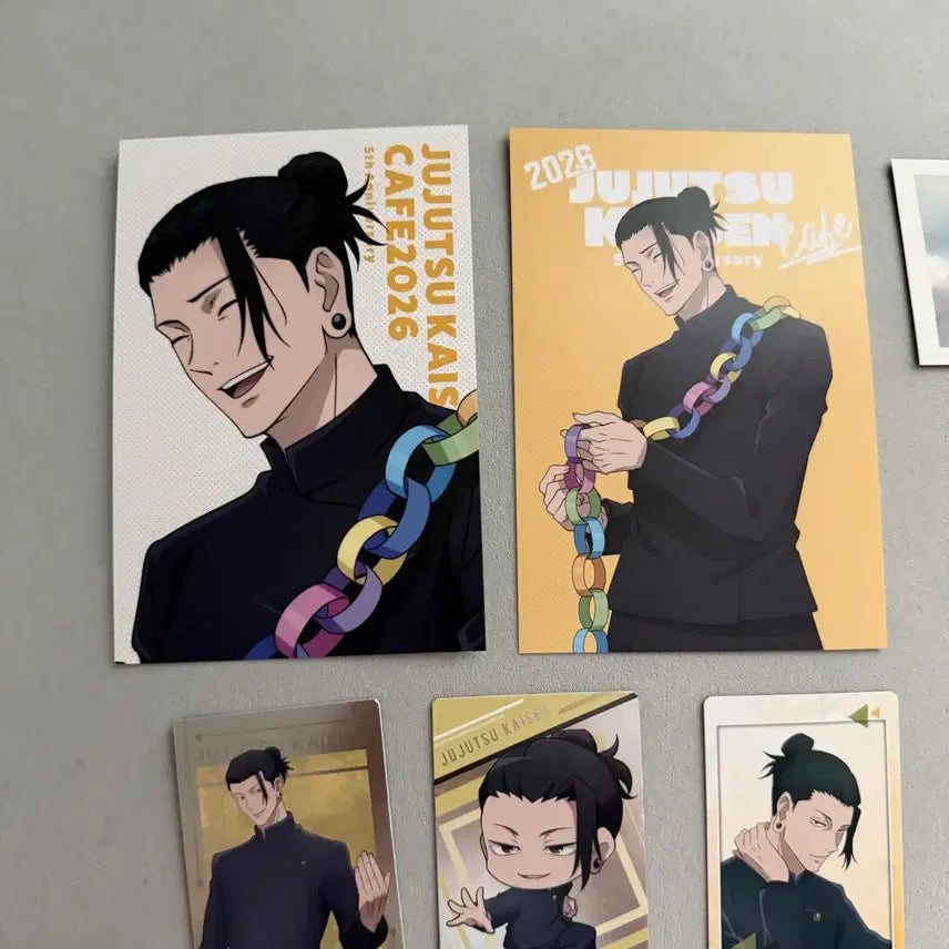 [BUNJANG] Jujutsu Kaisen Suguru Geto Cafe Postcard Special Edition Card Bundle Set / 주술회전 게토 스구루 카페 엽서 특전 카드 일괄
