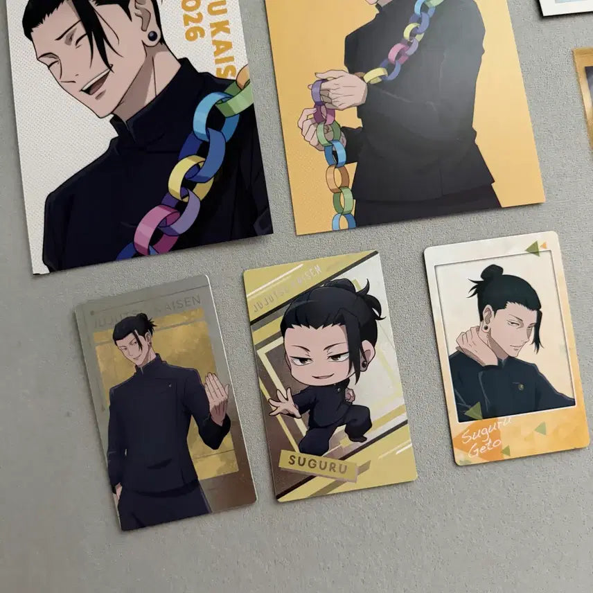 [BUNJANG] Jujutsu Kaisen Suguru Geto Cafe Postcard Special Edition Card Bundle Set / 주술회전 게토 스구루 카페 엽서 특전 카드 일괄