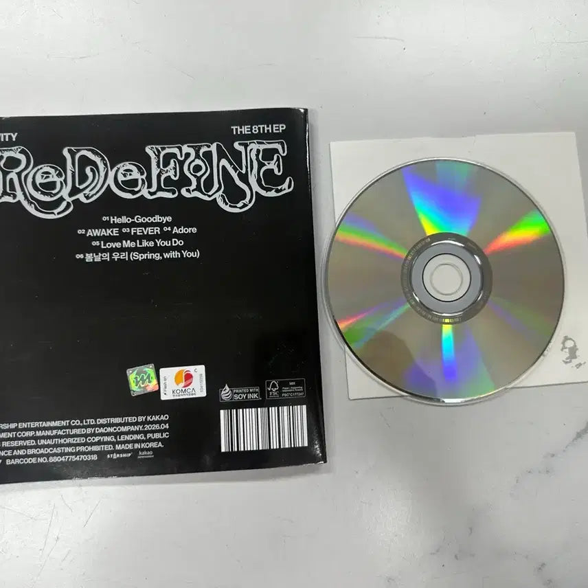 [BUNJANG] CRAVITY The 8th EP [ReDeFine] (redefine VER.) Album / 크래비티 미니 8집 리디파인 리디파인 버전 구성품 포함 정품 음반 최상급 단순개봉 팝니다