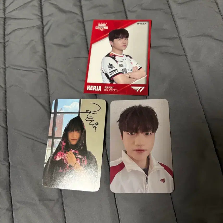 [BUNJANG] T1 Keria Bundle Set Trading Photocard - Homeground Collection / [일괄] 케리아 포카 T1 홈그라운드 구매특전 바람막이 볼트 트레이딩 홈그
