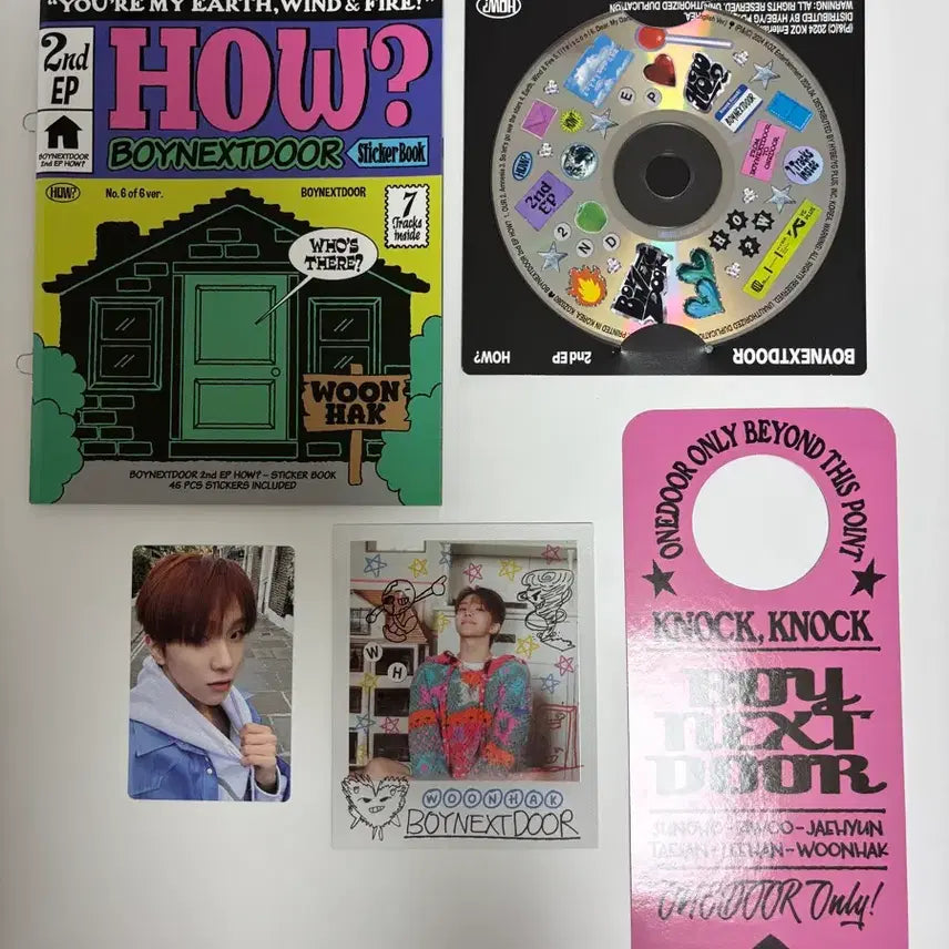 [BUNJANG] BOYNEXTDOOR HOW Sticker Version Album / 보이넥스트도어 HOW 스티커 버전 앨범