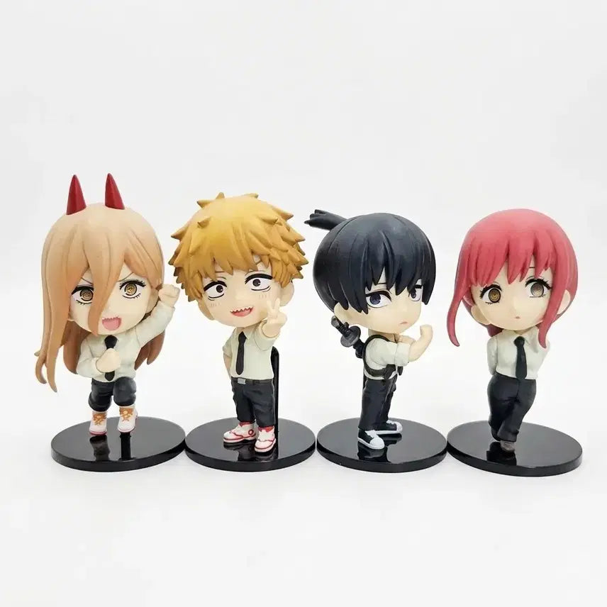 [BUNJANG] Chainsaw Man Taito Deformé Figure Set / 4종 세트) 체인소맨 타이토 데포르메 피규어 / 덴지 아키 마키마 파워 피규어