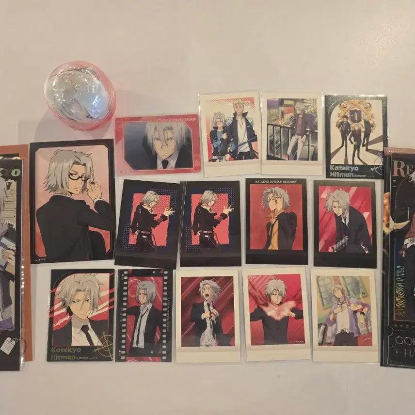 [BUNJANG] Katekyo Hitman Reborn! Hayato Gokudera Bundle Set Photocard &amp; Hologram Ticket / 가히리 가정교사 히트맨 리본 고쿠데라 하야토 일괄판매