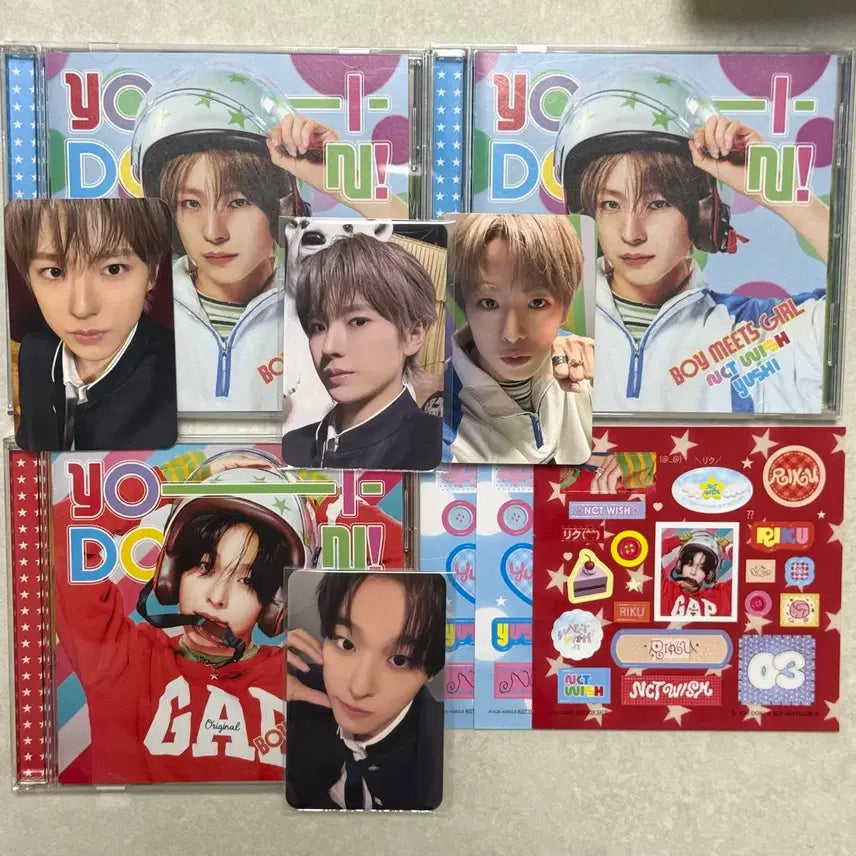 [BUNJANG] NCT WISH Japan Album Yoizaki Yoizori BOMITGIRL Photocard MuMo Shop POB Riku Yushi / 엔시티위시 일본 앨범 요이동 요이돈 보밋걸 포카 무모샵 미공포 리쿠 유우시