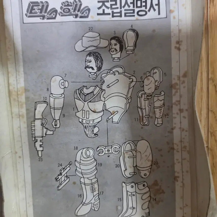 [BUNJANG] Central Science Space Sheriff Gavan Plastic Model Kit / 중앙과학 우주보안관장고 프라모델