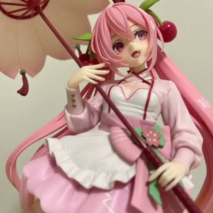 [BUNJANG] Hatsune Miku Sakura Dress AMP+ Figure / 하츠네 미쿠 AMP플러스 사쿠라 벚꽃 드레스 피규어