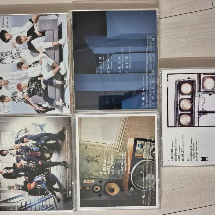 [BUNJANG] BTS Japanese Edition Album Bundle Set (CD/DVD) / 방탄소년단 일본판 앨범 cd/dvd 5장 일괄 판매합니다.