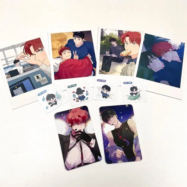 [BUNJANG] Dreaming Place Photobook Acrylic Standees, Polaroids, Photocards, Stickers Bundle Set / bl 꿈자리 단행본 아크릴 폴라 포카 띠부씰 북극여우 아이돌 교복
