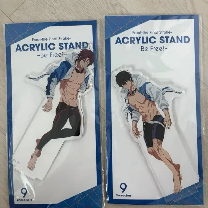 [BUNJANG] Free! Haruka &amp; Rin Bundle Acrylic Stand / Free! 프리! 하루카 린 일괄 아크릴 스탠드