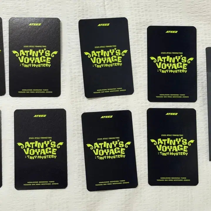 [BUNJANG] Ateez Atinys Voyage Fan Meeting Photocard / Ateez Atinys Voyage 에이티즈 팬미팅