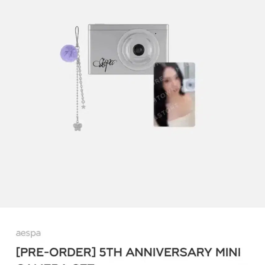 [BUNJANG] Aespa Winter 5th Anniversary Mini Camera Set / 에스파 5주년 기념 미니 카메라 세트 윈터 버전