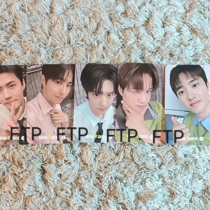 [BUNJANG] EXO Mega Coffee Photocard Bundle Set / exo 엑소 메가커피 포카 poca 세트 일괄