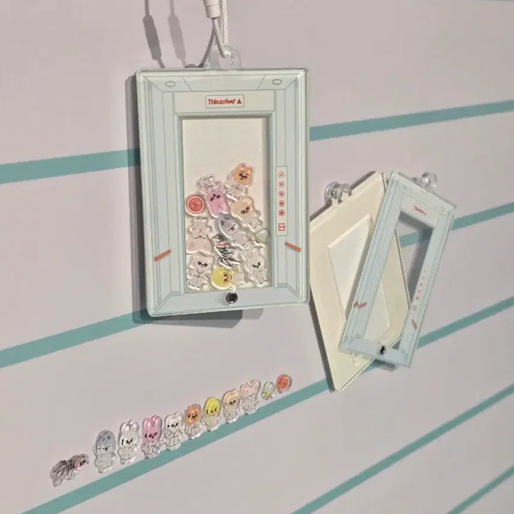 [BUNJANG] Stray Kids This &amp; That Popup Offline Exclusive DIY Shaker Keychain / 스트레이키즈 스키주 this&amp;that 팝업 오프라인 전용 DIY 쉐이커 키링
