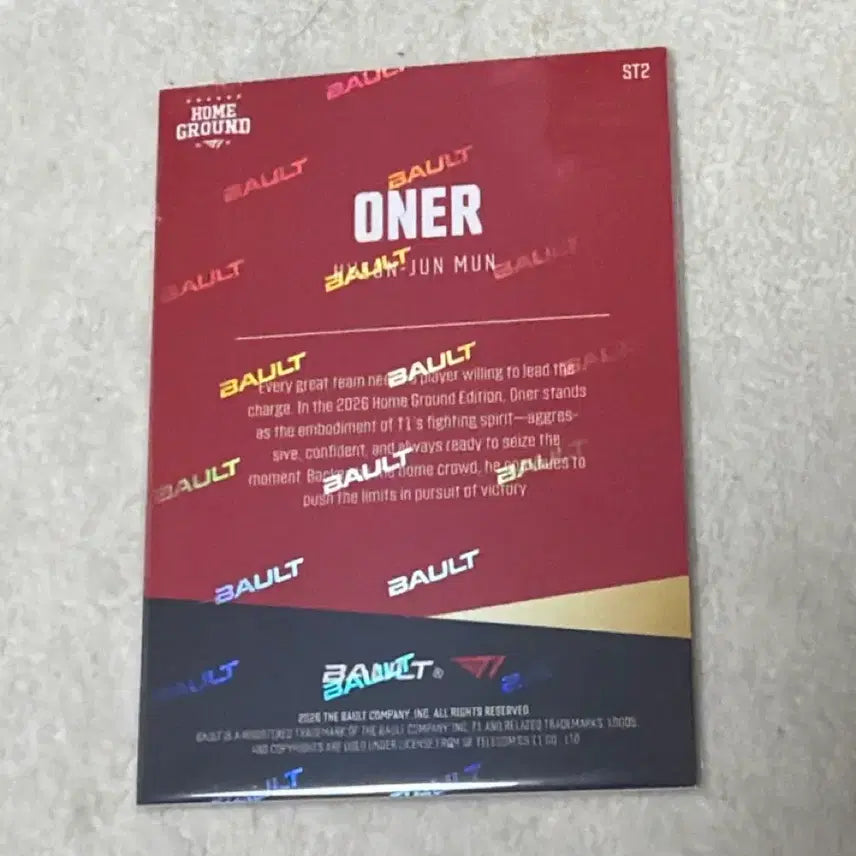 [BUNJANG] T1 Faker Champions Photocard / 티원 홈그라운드 bault 챔피언스 포토카드 포카 오너 oner