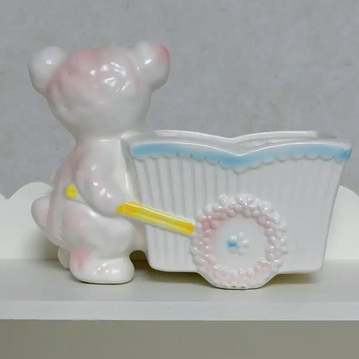 [BUNJANG] Vintage Bear Cart Planter / 고전 빈티지 플랜터