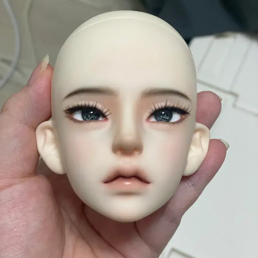 [BUNJANG] L-Doll Lim (65cm) White Skin Head with Withdoll Eyes &amp; Lunablanc Roche Cut Wig / 르문 림(65급, sd17) 미백 헤드(+위드돌 안구&amp;루나블랑 로쉐컷)