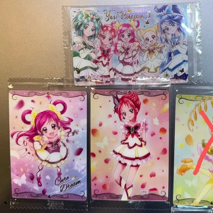 [BUNJANG] Yes! Precure 5 Wafer Card Part 13 Dream Rouge Bundle Set / 미개봉 일괄 Yes 프리큐어 5 예프파 웨하스 카드 13탄 드림 루즈