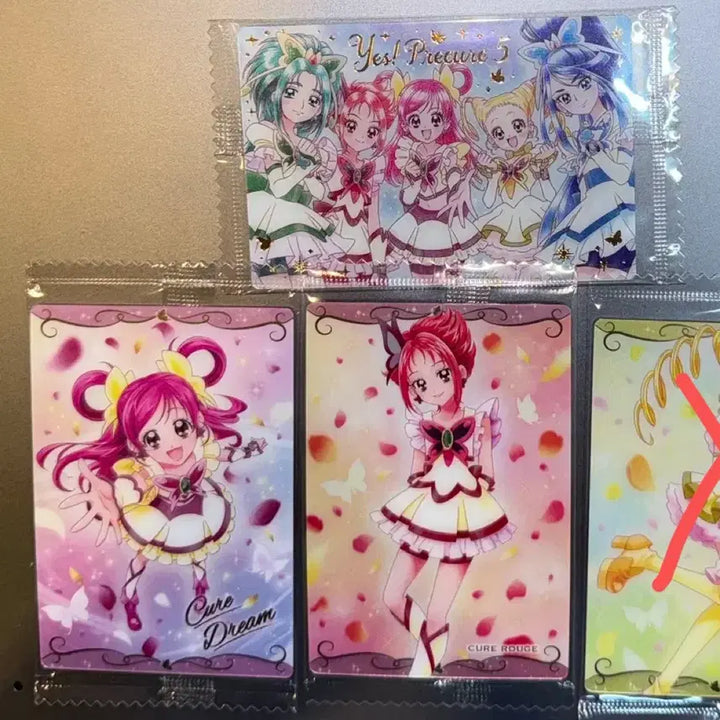 [BUNJANG] Yes! Precure 5 Wafer Card Part 13 Dream Rouge Bundle Set / 미개봉 일괄 Yes 프리큐어 5 예프파 웨하스 카드 13탄 드림 루즈