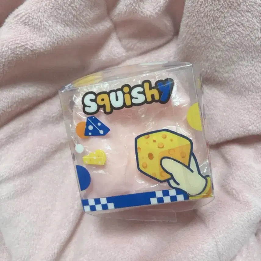 [BUNJANG] Pink Squishy Cheese Slangi (New, Unsealed) / 핑크 말랑치즈 슬랑이(새제품 미개봉)