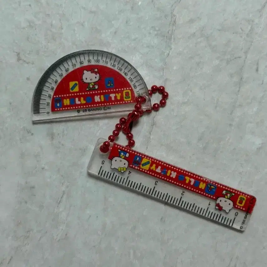 [BUNJANG] Sanrio Angle Measure Ruler Gacha / 산리오 자 각도기 가챠