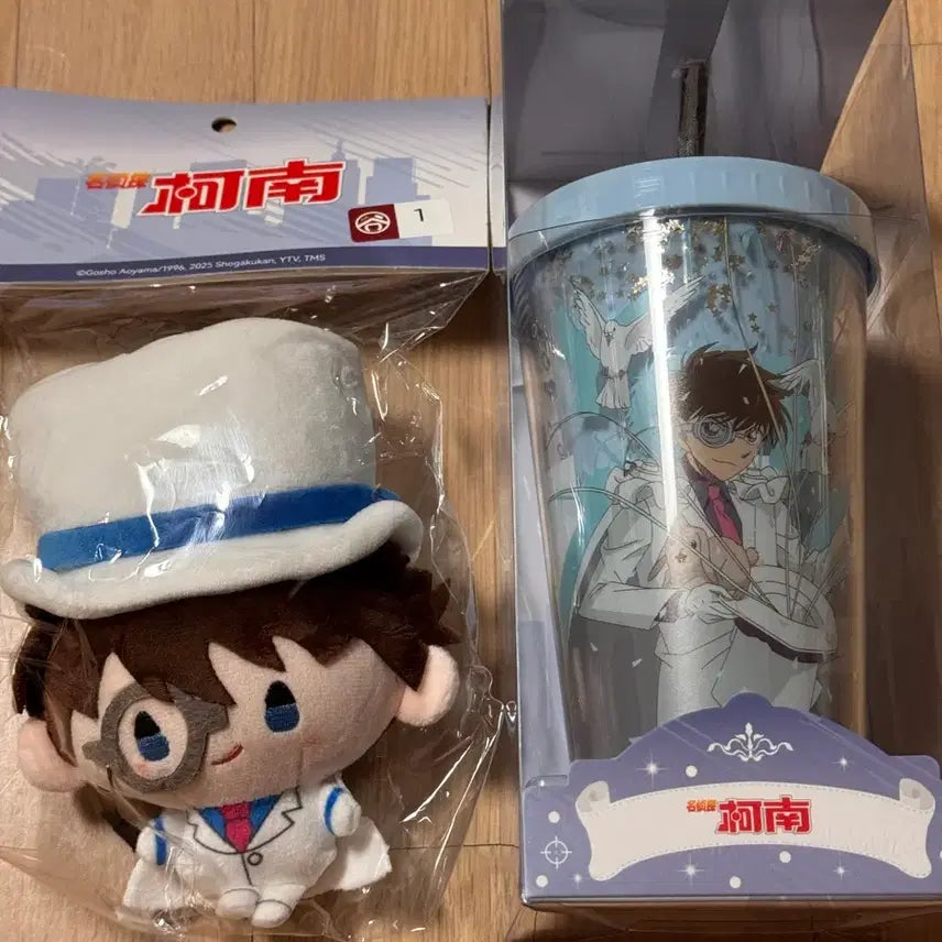 [BUNJANG] Detective Conan China Pop Mart Kuji Kid the Phantom Thief Doll &amp; Tumbler (Sealed) / 미개봉) 명탐정 코난 중국 팝마트 쿠지 괴도키드 인형 &amp; 텀블러