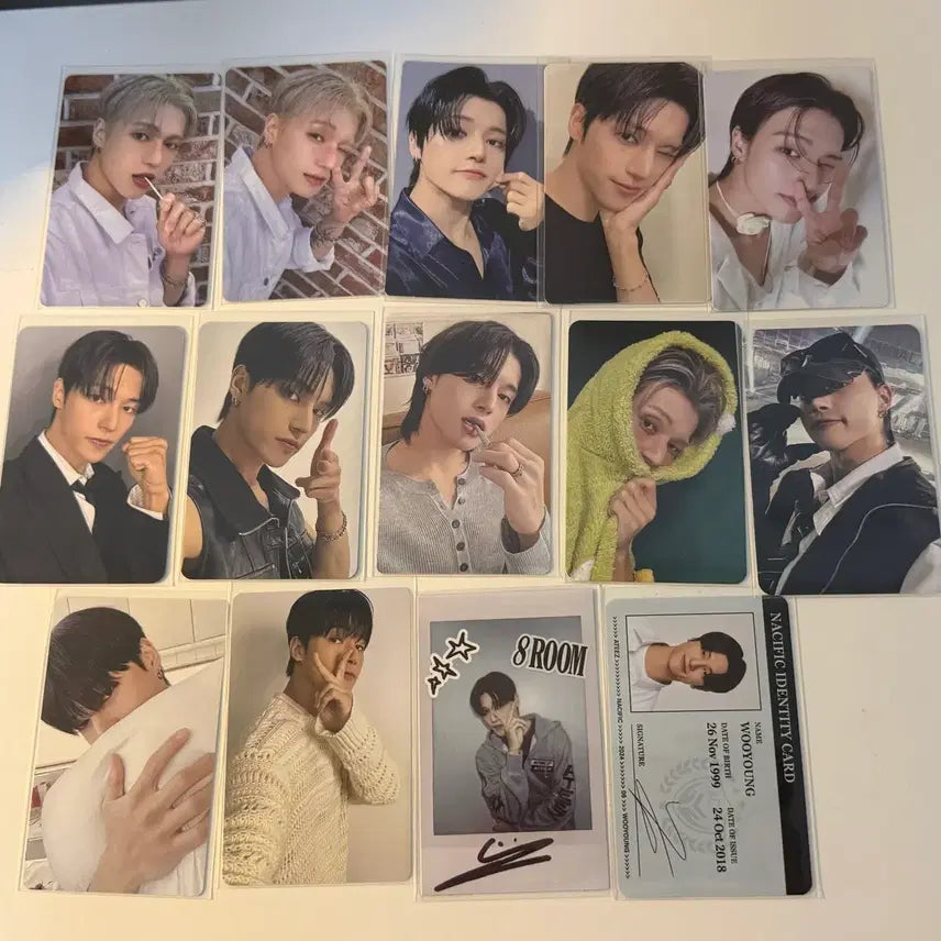 [BUNJANG] ATEEZ Wooyoung Bundle Set Photocard / ATEEZ 에이티즈 우영 포카 일괄 양도