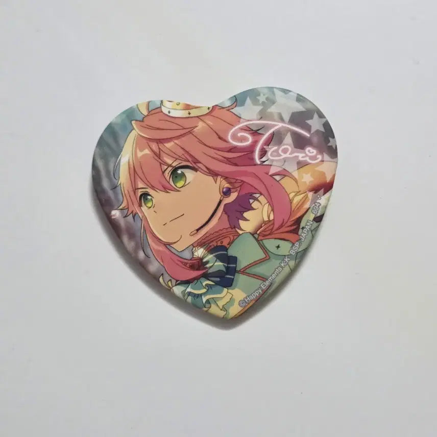 [BUNJANG] Ensemble Stars Himemiya Tori Heart Can Badge / 앙스타 히메미야 토리 하트 캔뱃지 판매 (덤도있어요)