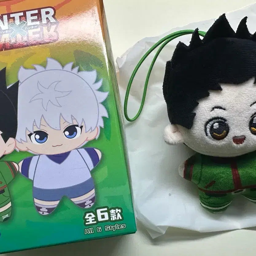 [BUNJANG] Hunter x Hunter Gon Nullset Plush Keychain / 헌터헌터 눌셋 곤 누이 곤 키링 인형
