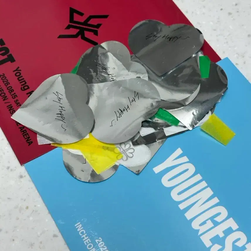 [BUNJANG] Young K "Young Generation" Concert Exclusive Entry Gift Confetti Bundle Set / [미개봉]영케이 중콘 영기스트 마데존 입장기프트 컨페티 일괄 양도