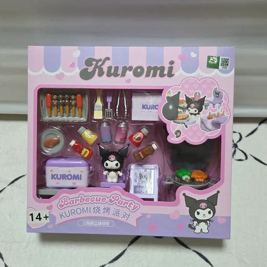 [BUNJANG] Kuromi Barbecue Party Toy Set / 쿠로미 바베큐 파티 장난감 세트 새상품