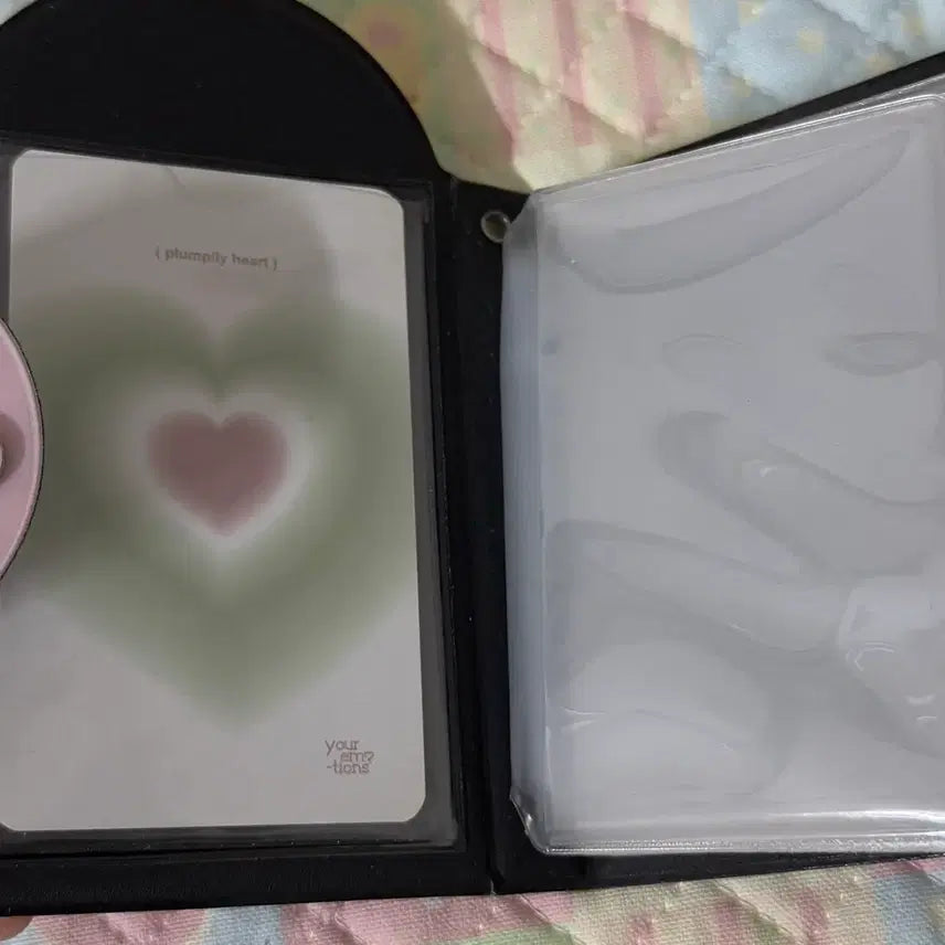 [BUNJANG] Your Emotion Black Heart Photocard Holder Binder / 유어이모션 블랙 하트 콜렉트북 포카홀더북 바인더