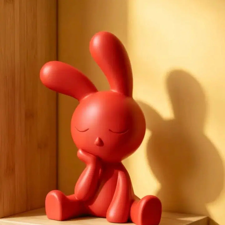[BUNJANG] Red Rabbit Object / 레드칼라 토끼 오브제