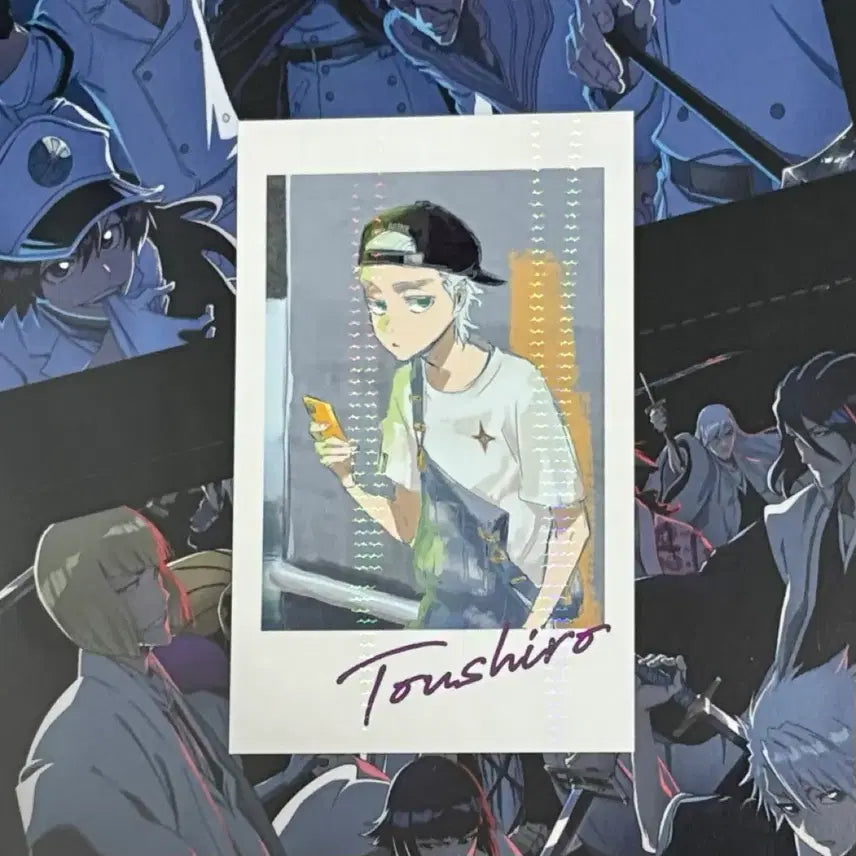 [BUNJANG] Bleach Toshiro Hitsugaya Portrait Cheki-style Card / [블리치] 히츠가야 토시로 포트레이트 체키풍 카드