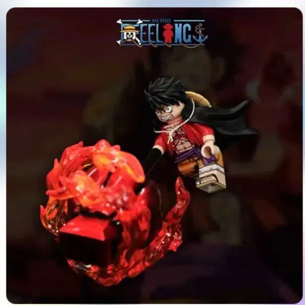 [BUNJANG] Custom LEGO Feelings Luffy V2 Figure / 커스텀 레고 필링스 루피v2