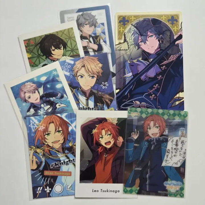 [BUNJANG] Ensemble Stars! Sena Izumi, Tsukitsuga Leo, Sakuma Ritsu, Narukami Arashi Knights Arcana Clear Card Paper Goods / 앙스타 세나이즈미 아르카나 외 츠키나가 레오 사쿠마 리츠 나루카미 아라시 나이츠 파샤 클리어카드 지류굿즈 판매