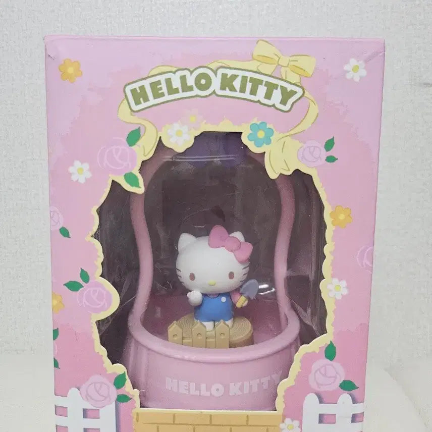 [BUNJANG] Hello Kitty Flowerpot Figure / 헬로키티 화분 피규어