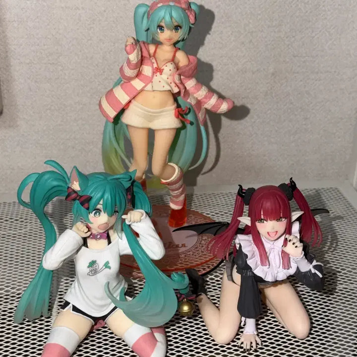 [BUNJANG] Hatsune Miku Marine Rize-kyun Figure Bundle Set / 미소녀 피규어 미쿠 마린 리즈큥 일괄 판매