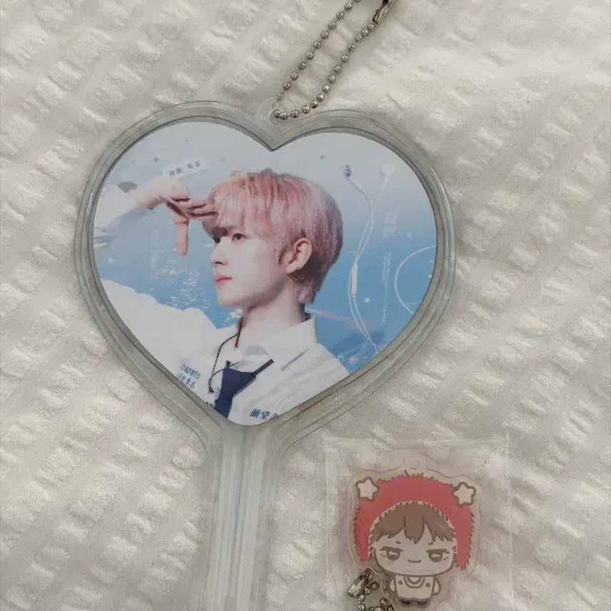 [BUNJANG] NCT Yushi Uniform Mini Uchiwa / 루리님 엔시티 위시 유우시 미니 우치와 교복