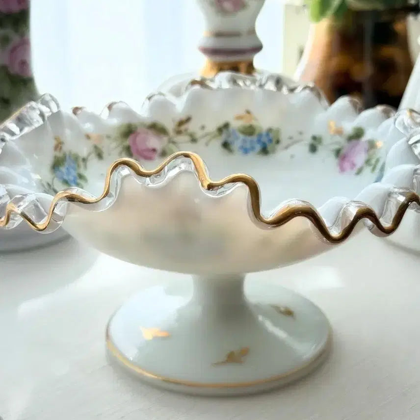 [BUNJANG] Fenton Milk Glass Comfort Dish / 펜톤 밀크글라스 컴포트