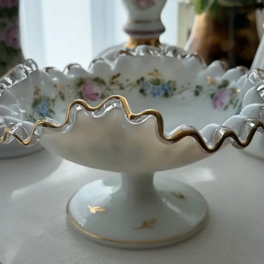[BUNJANG] Fenton Milk Glass Comfort Dish / 펜톤 밀크글라스 컴포트