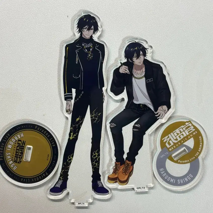 [BUNJANG] Paradox Live Muraikkan Shingu Haruomi Suruga Acrylic Stand Bundle Set / 파라독스라이브 무뢰관 신구 하루오미 수라 아크릴 스탠드 일괄