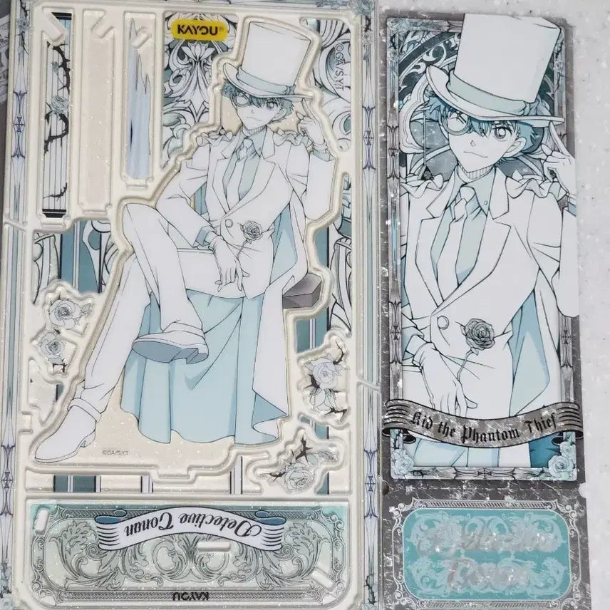 [BUNJANG] Detective Conan KAYOU Kaito Kid Black &amp; White Acrylic Standee (Rare) / 명탐정코난 KAYOU 카유 명추리 아크릴스탠드 괴도키드 레어