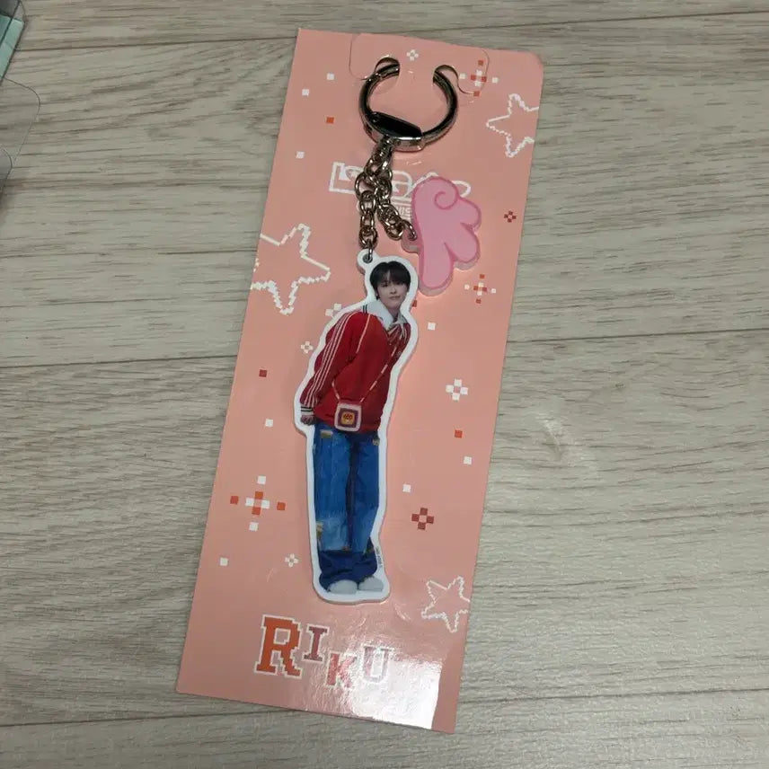 [BUNJANG] NCT WISH Riku Japan Login Acrylic Keyholder / 엔시티 위시 리쿠 일본 로그인 아크릴 키홀더 날개 키링 양도