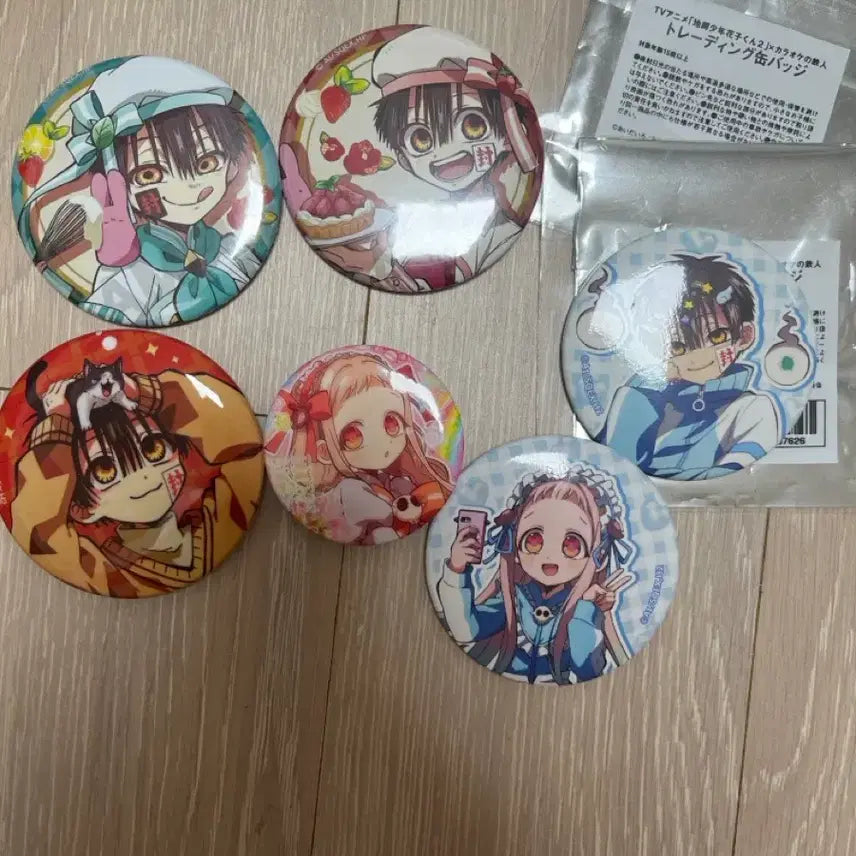 [BUNJANG] Jibaku Shonen Hanako-kun Official Goods Can Badges Bundle Set / 지박소년 하나코군 비공굿 캔뱃지 일괄