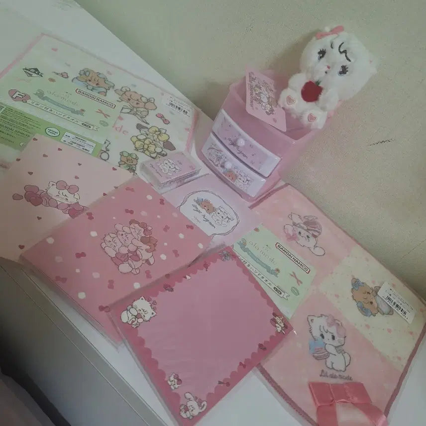 [BUNJANG] Mikko Pink Mini Drawer Organizer Set Bundle / Mikko ((미코))핑크 미니 서랍 정리함 세트외 일괄
