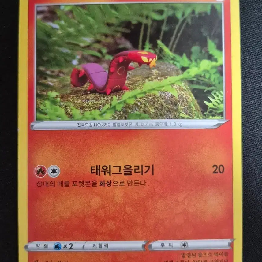 [BUNJANG] Yuka Mori Artist Pokémon Card Burninate 015/070 / 유카모리 작가 포켓몬 카드 태우지네 015/070