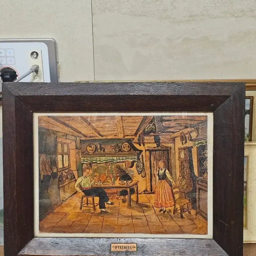 [BUNJANG] French Vintage Framed Painting &
