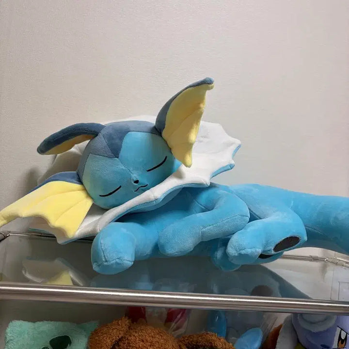 [BUNJANG] Pokemon Sleeping Vaporeon Large Plush / 포켓몬스터 잠자는 샤미드 대형 인형